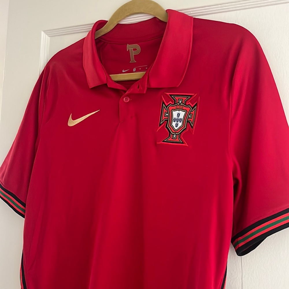 NWT Men’s Portugal home Jersey DriFit polo